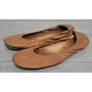 Tieks by Gavrieli Leather Ballet Flats Women's Size 6 - Brown‎ & Blue